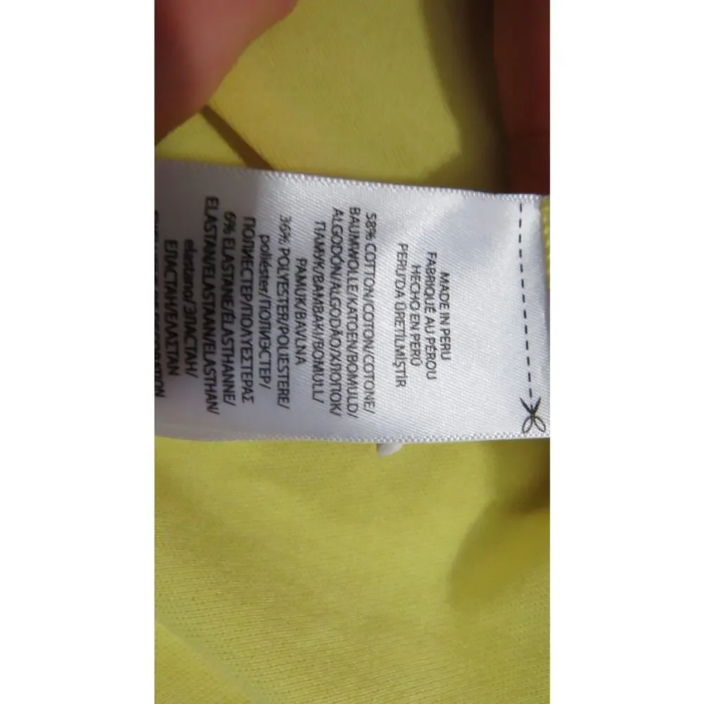 Polo Golf Ralph Lauren Pro Fit XL Yellow Big Pony Wicking Polo Shirt Men Peru SS